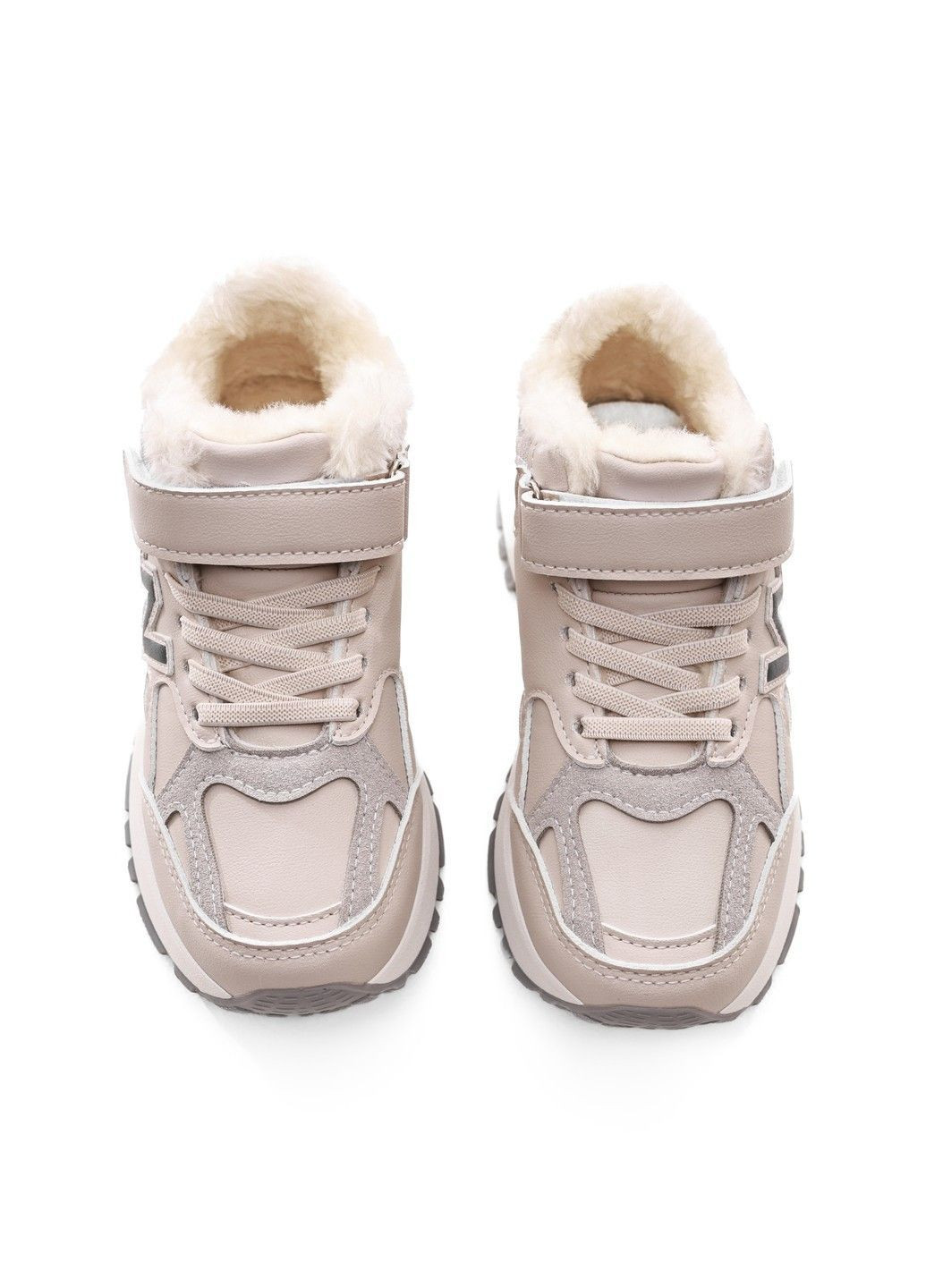 Молочные кроссовки для девочки подростка No Brand