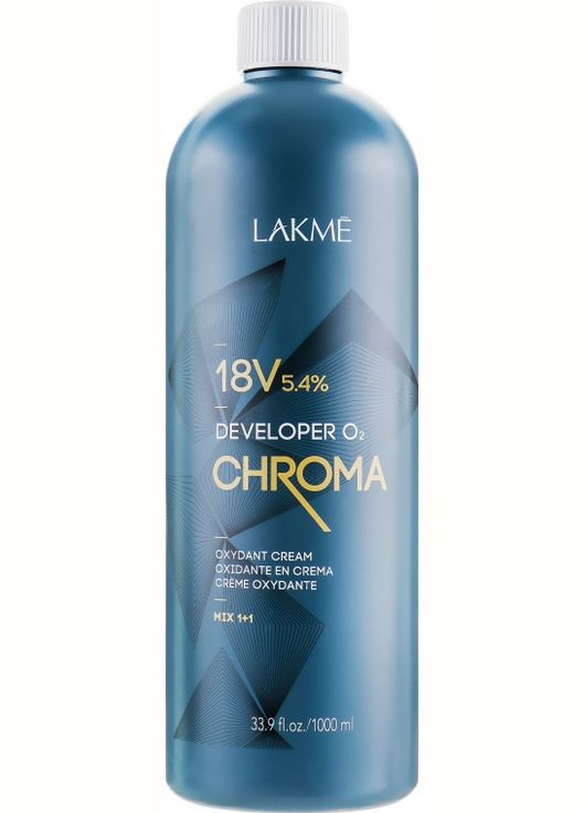 Крем-окислитель Chroma Developer 02 18V (5,4%) 1000ml (393721-94692) Lakme (368641197)