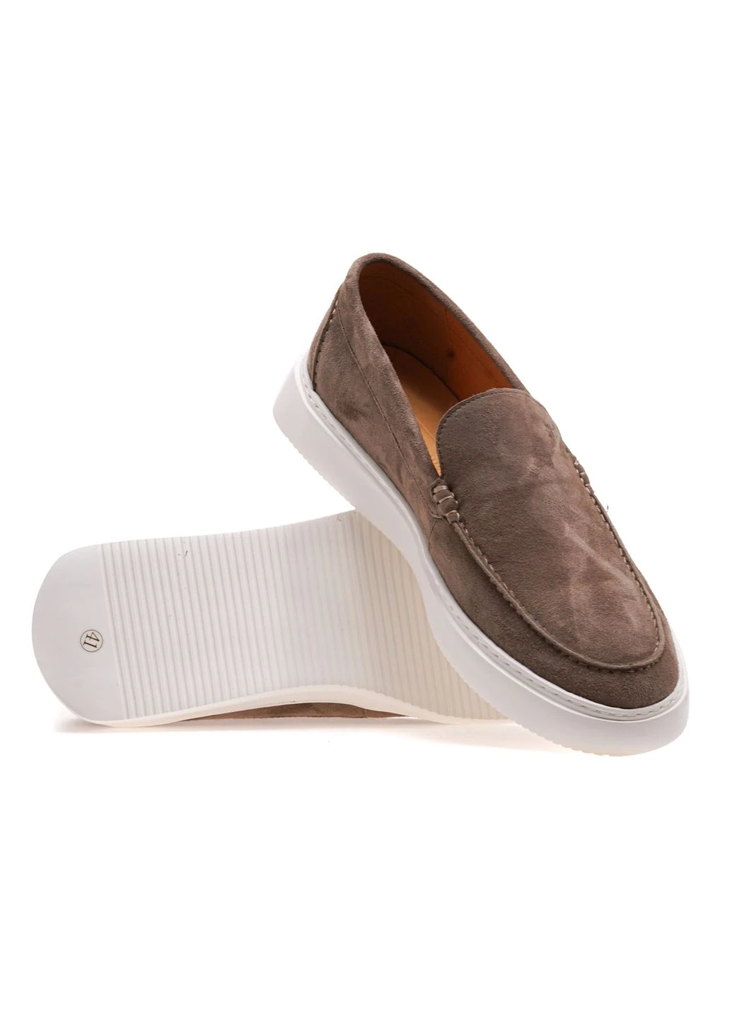 Серые лоферы мужские am20153n-5a-16y/grey Arees Meniwa