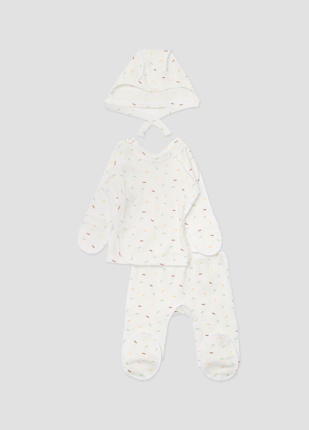 Молочний демісезонний костюм яслі для дівчинки колір молочний cb-00276722 Timi