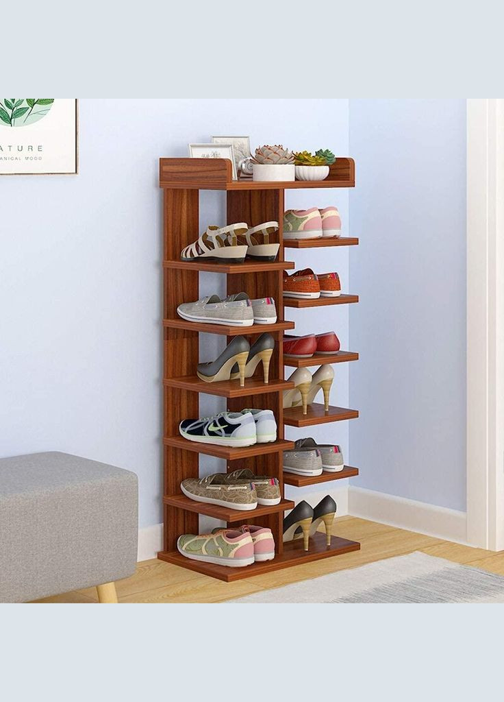 Полиця для взуття з дерева Ровередо 12 мускат (ПДО-125607) No Brand (327865436)