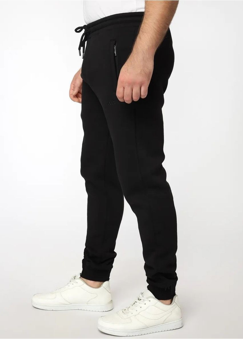 Черные спортивные, повседневный зимние брюки Hugo Boss