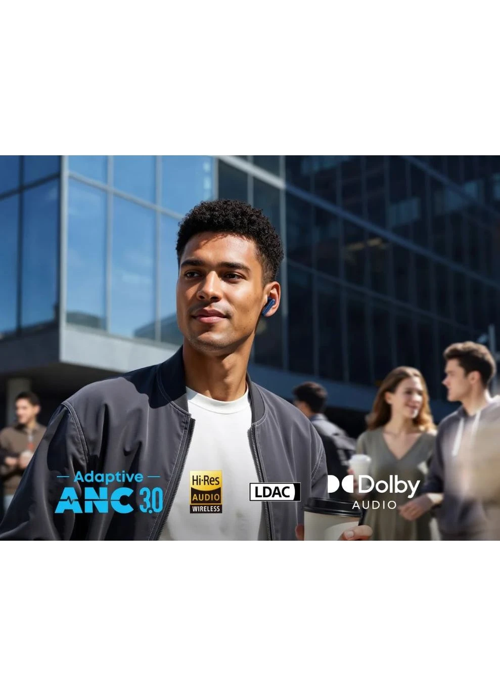 Bluetooth-гарнітура SoundCore Liberty 5 ANC Blue (A3957G31) Anker (361852212)