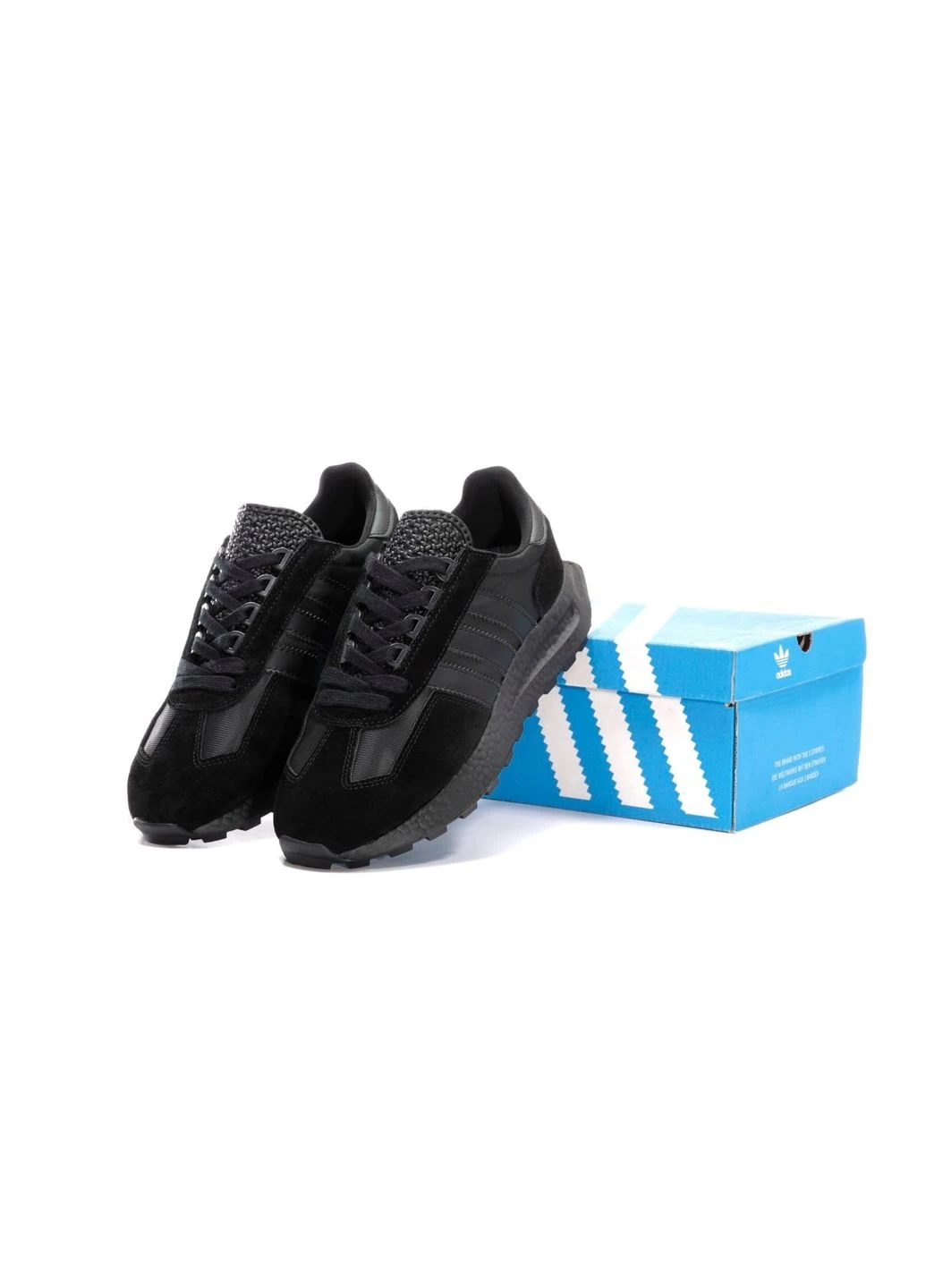 Черные кроссовки retropy e5 triple black gw0561 No Brand