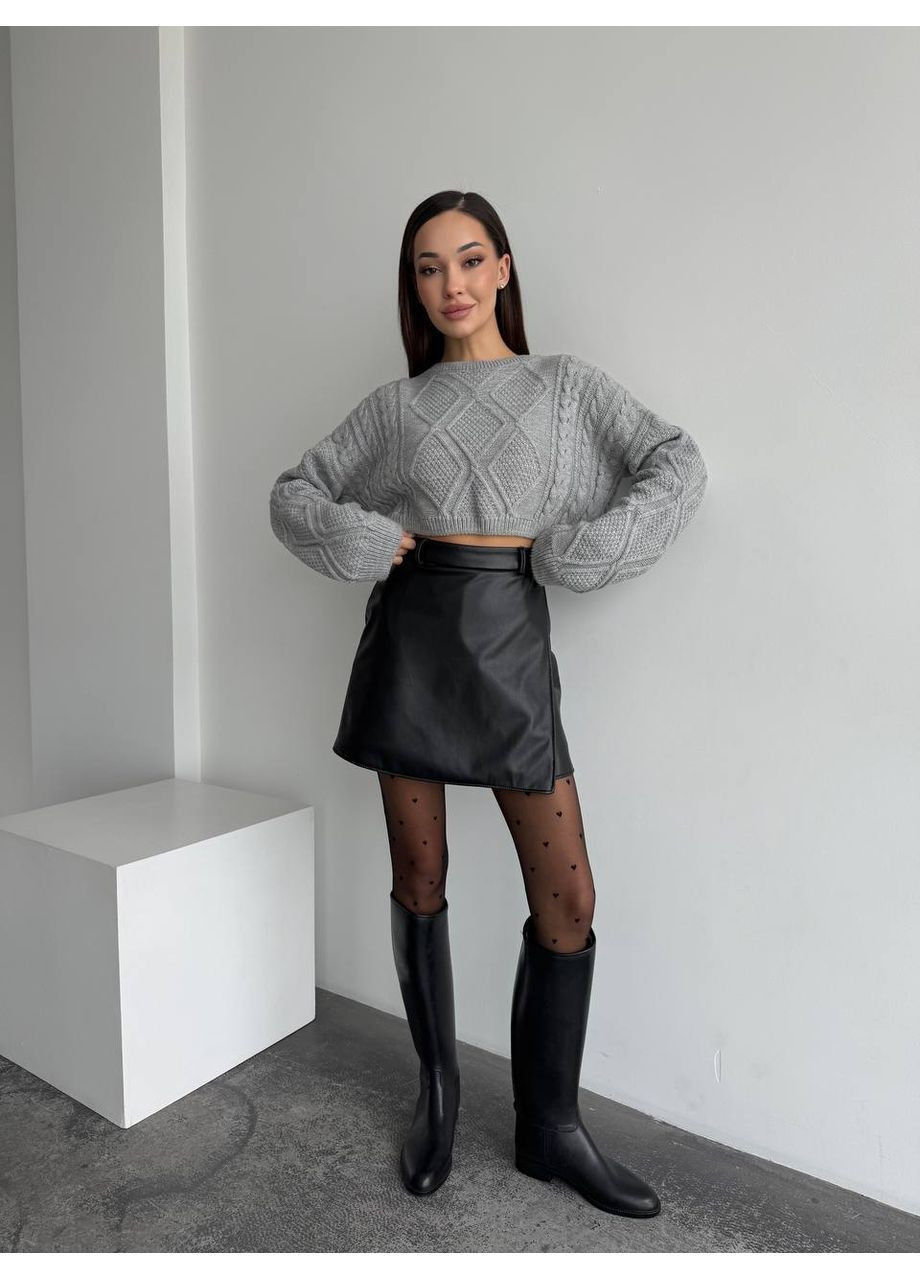 Жіноча міні спідниця-шорти Гермес (372520198)