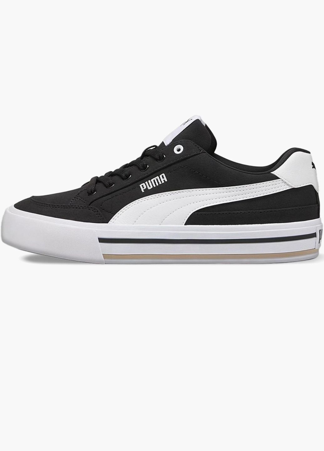 Черные кроссовки мужские court classic vulc fs black 396353-03 Puma