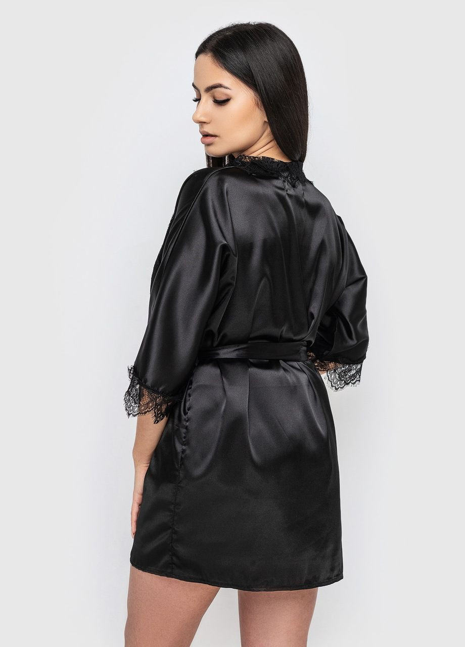 Женская ночная рубашка с халатом (комплект пеньюар+халат) розовый Ghazel (330223513)