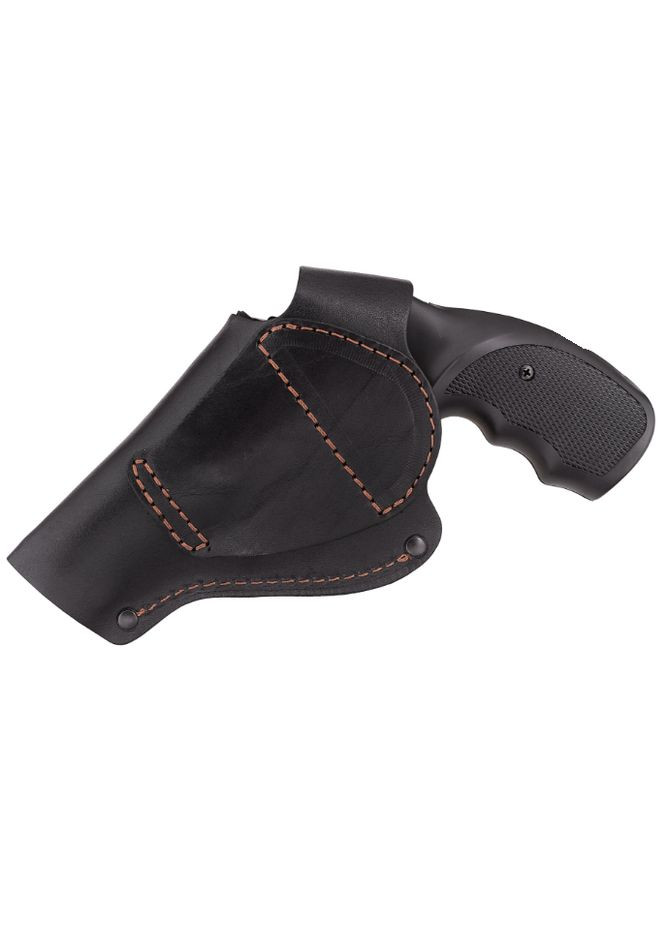 Кобура Револьвера 3 поясна Формована (шкіра, чорна) Сварог (342375090)