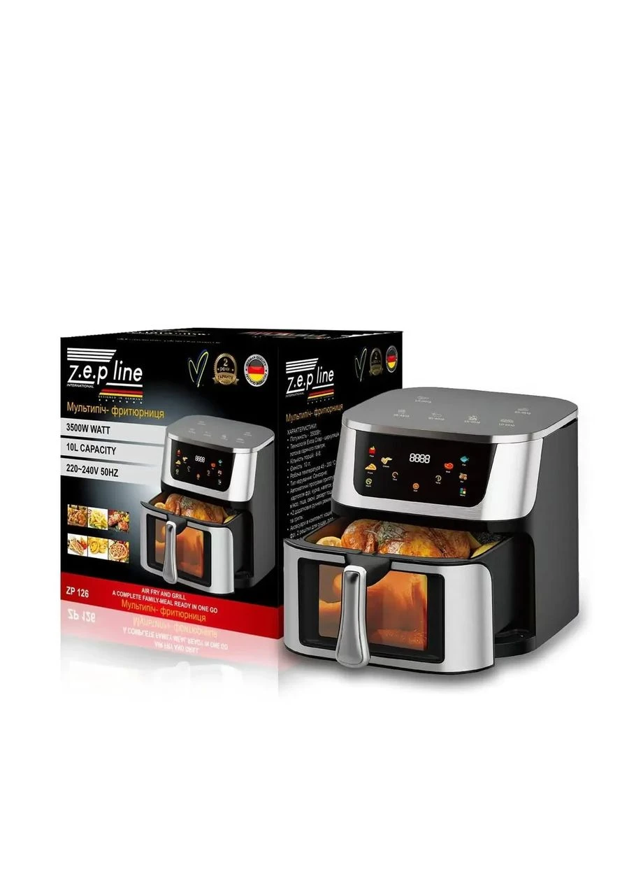Мультипіч Фритюрниця на 10 літрів Zepline ZP-126 з потужністю 3500Вт Hot Huez (382512302)