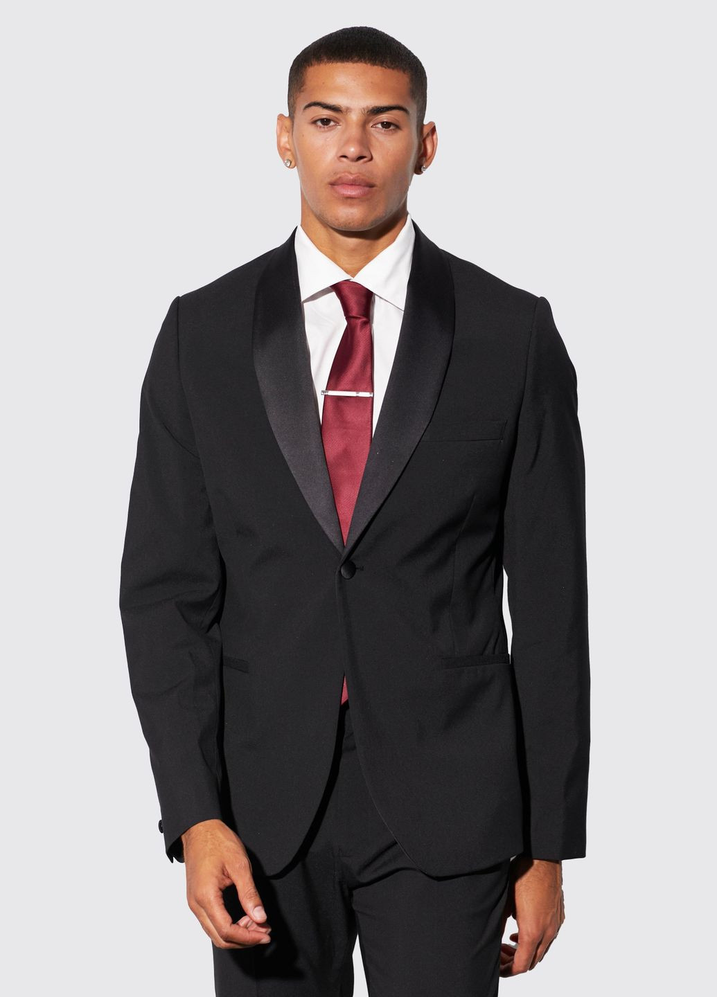 Піджак Boohoo Slim Tuxedo Single Breasted BMM20489 (327891481)