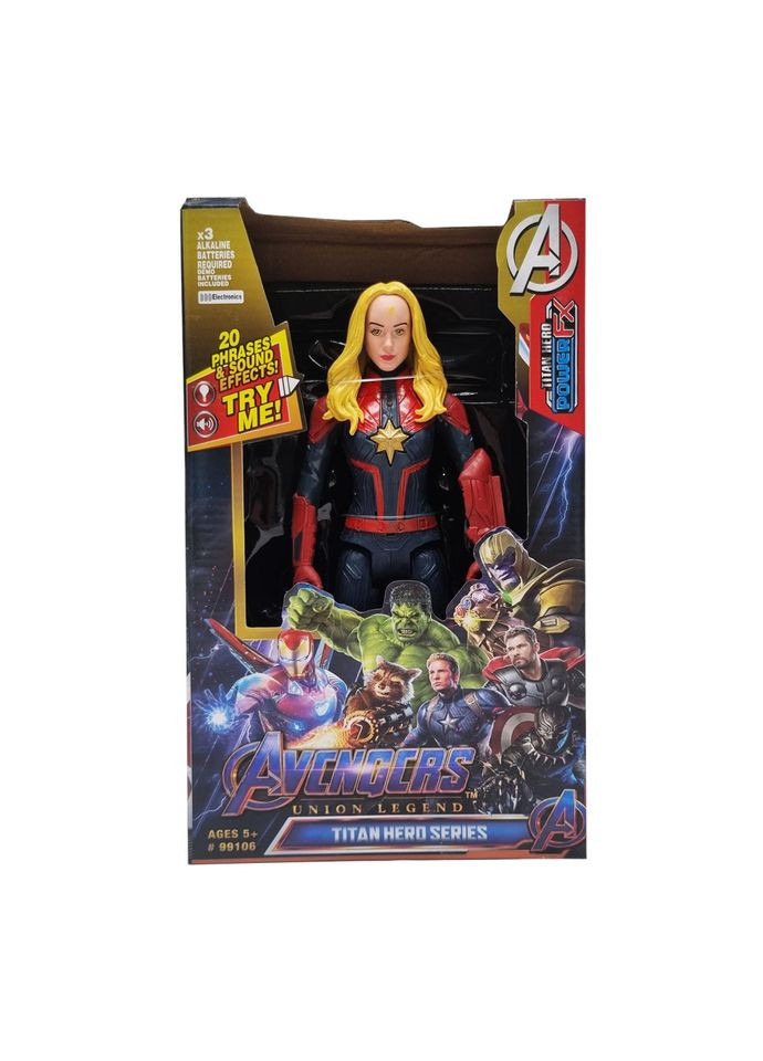 Игровая фигурка Марвел 99106 со светом и звуком Капитан Марвел Bambi (369151177)