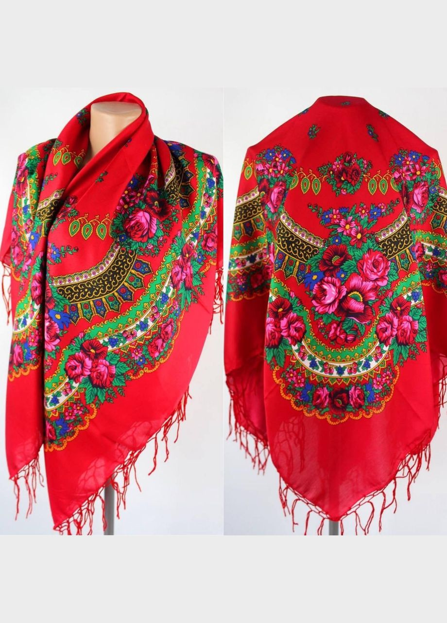 Платок шерстяной украинский народный "Вечные традиции" код 630006 Husta (322502180)