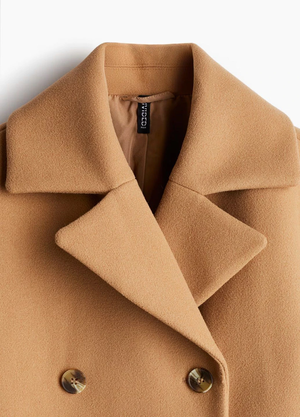 Темно-бежеве демісезонне Пальто H&M