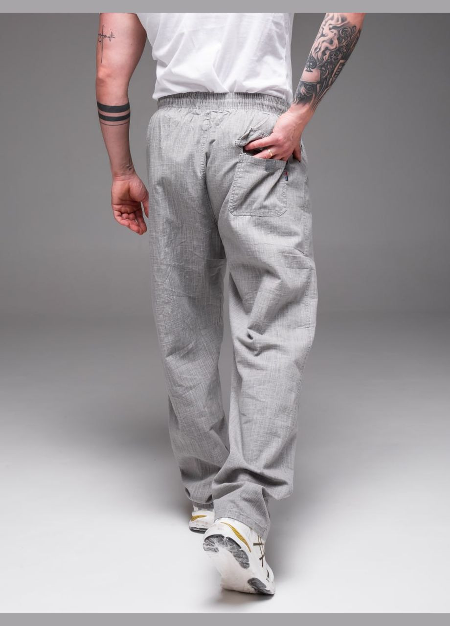 Легкі літні штани з бавовни у великому розмірі Vakko (346477089)