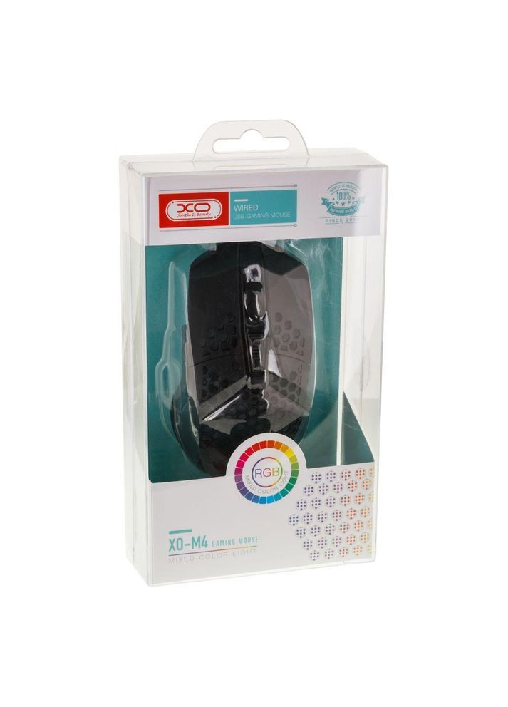 USB Миша M4 Streamer Чорний XO (336146474)