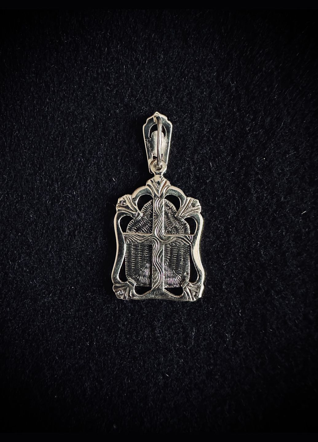 ✨ Срібна підвіска "Божа Матір" з кубічним цирконієм чернена -духовність у кожній деталі ✝️ Family Jewelry House (338438258)