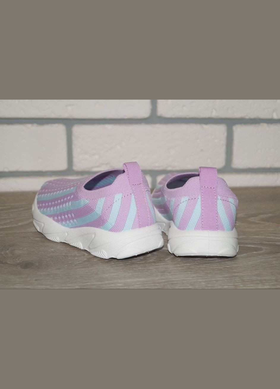 Бузкові літні кросівки текстильні для дівчинки літні бузкові М.Мичи