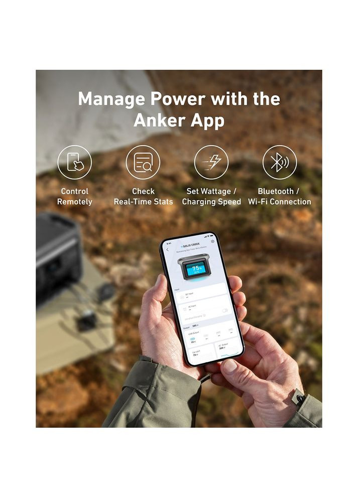 Зарядна станція SOLIX C800X (A1755311) Anker (306581090)