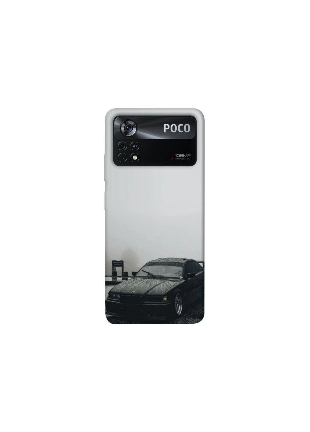 Чехол на Xiaomi Poco X4 Pro 5G BMW mood Frontalka (378994488)