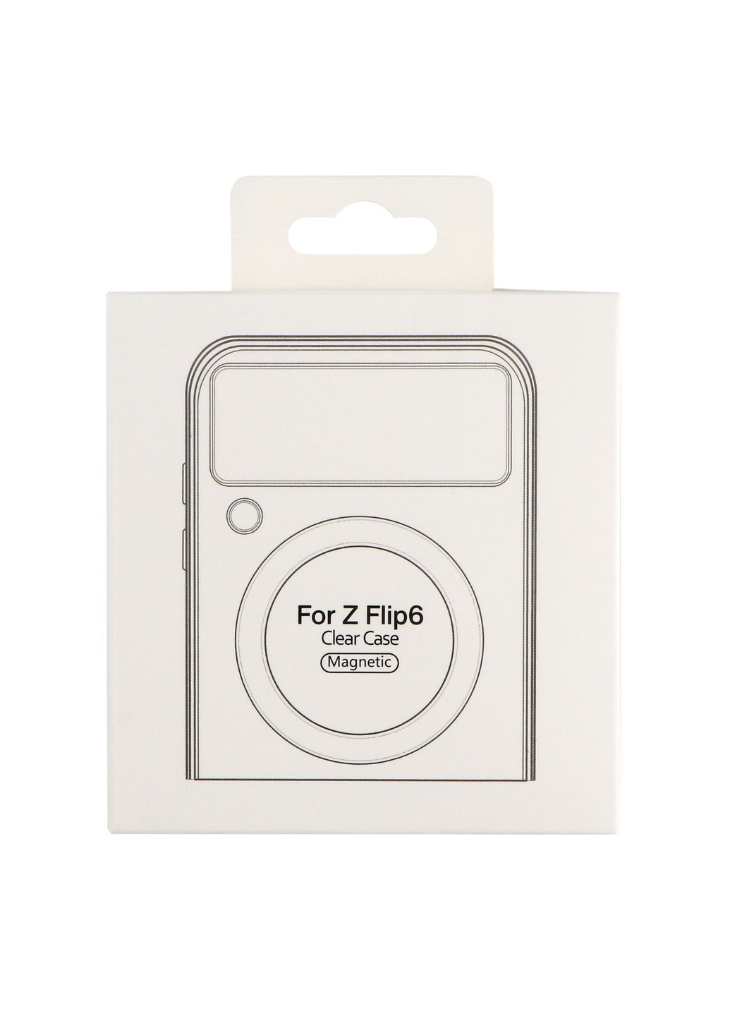 Чохол TPU with MagSafe для Samsung Flip 6 (F741) Transparent No Brand Samsung Galaxy Flip 6 (F741) (336152753)