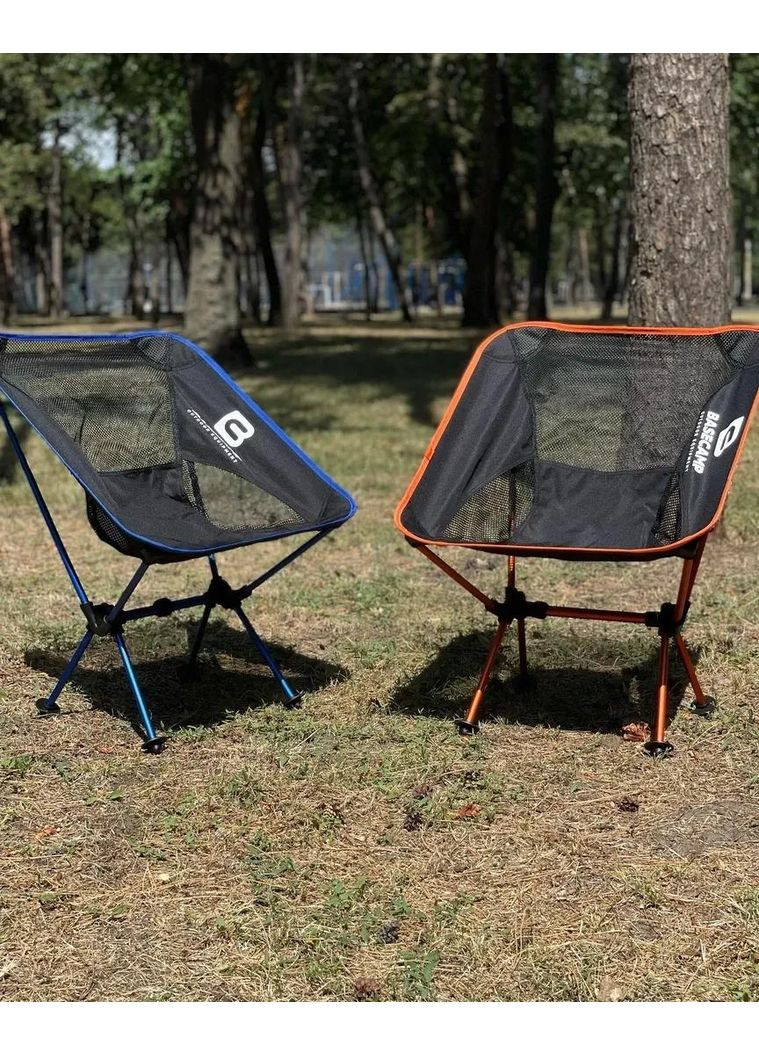 Кемпінгове крісло Compact, 50x58x56 см, Black/Blue BaseCamp (334669475)