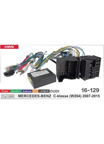 Переходник питания с адаптером CAN-BUS серии 16-129 для магнитол (16 pin) для Mercedes C-klasse Carav (346501692)