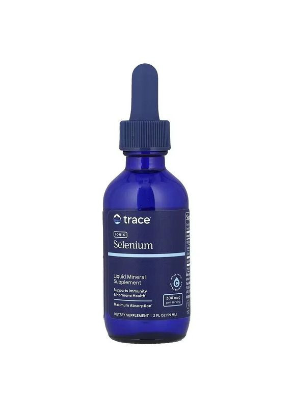 Ионный селен 300 мкг Ionic Selenium Trace, 59 мл Trace Minerals Research (369609474)