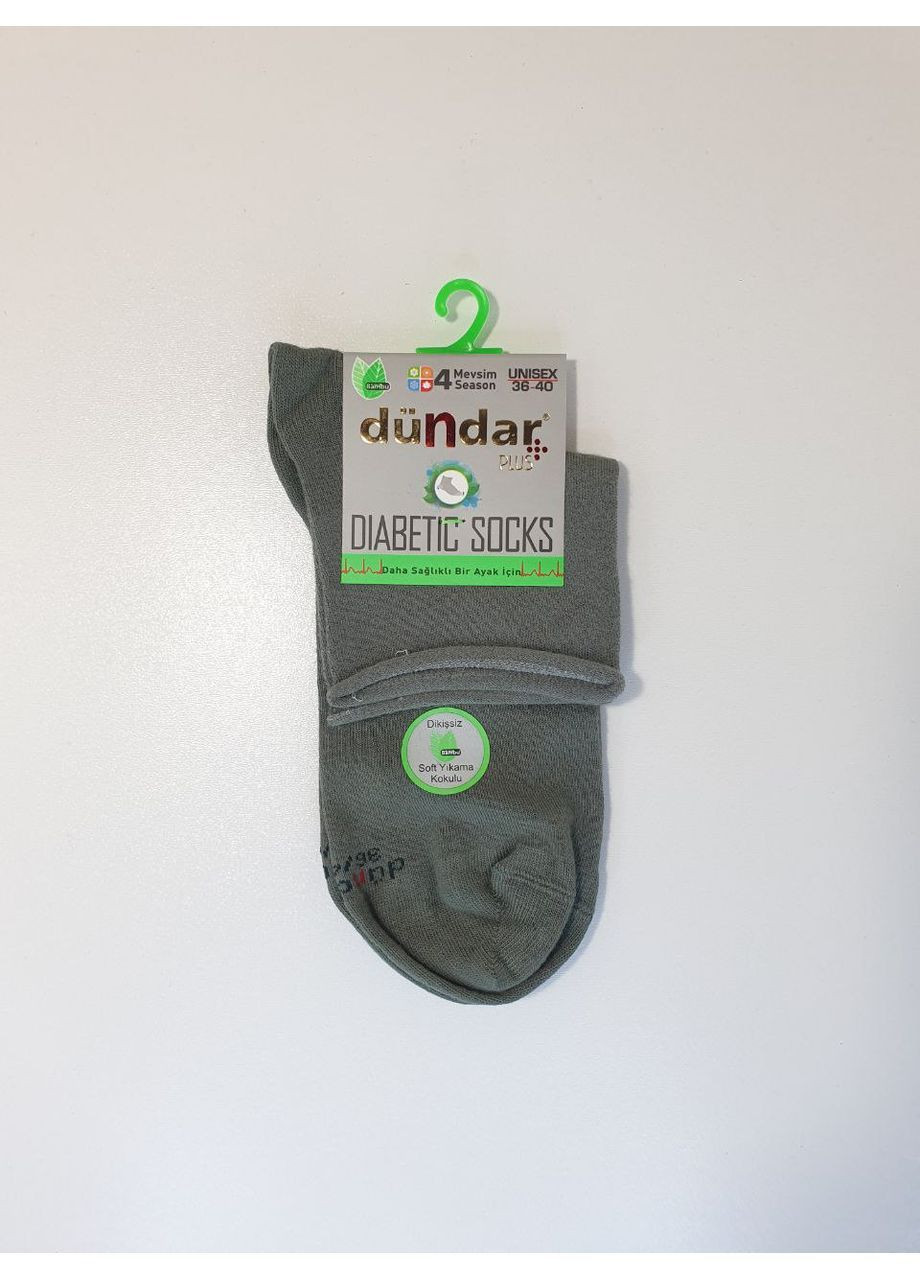 Оливковые женские носки для диабетиков Dundar (366237182)
