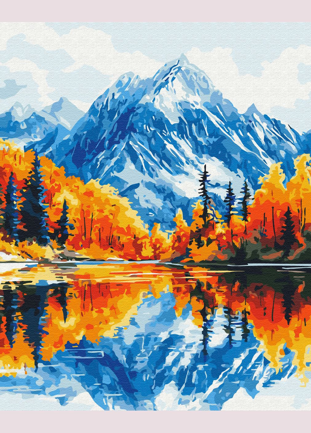 Картина по номерам "Осень в горах" 40х50 см Brushme (365778744)