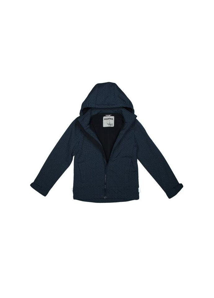 Темно-синя демісезонна куртка akiva 18490000 темно-синій 116 (4741468961194) Huppa