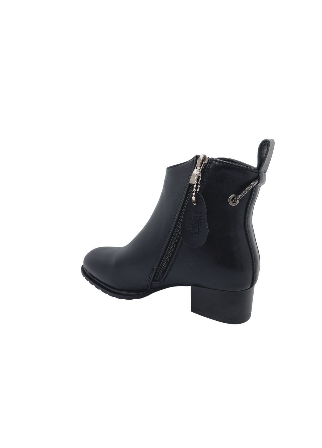 Черные демисезонная ботильйоны No Brand