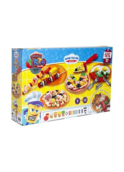 Тісто для ліплення "Master-Do: Шеф-Повар. Кулінарія" MEGA BOX (укр) Danko Toys (318018650)