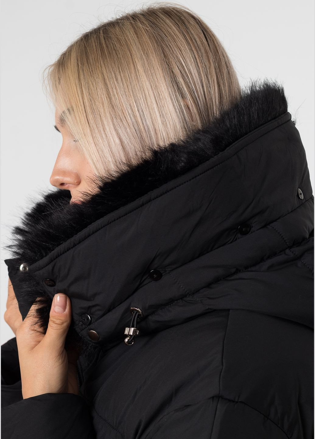 Черный зимний Пуховик Snow Owl