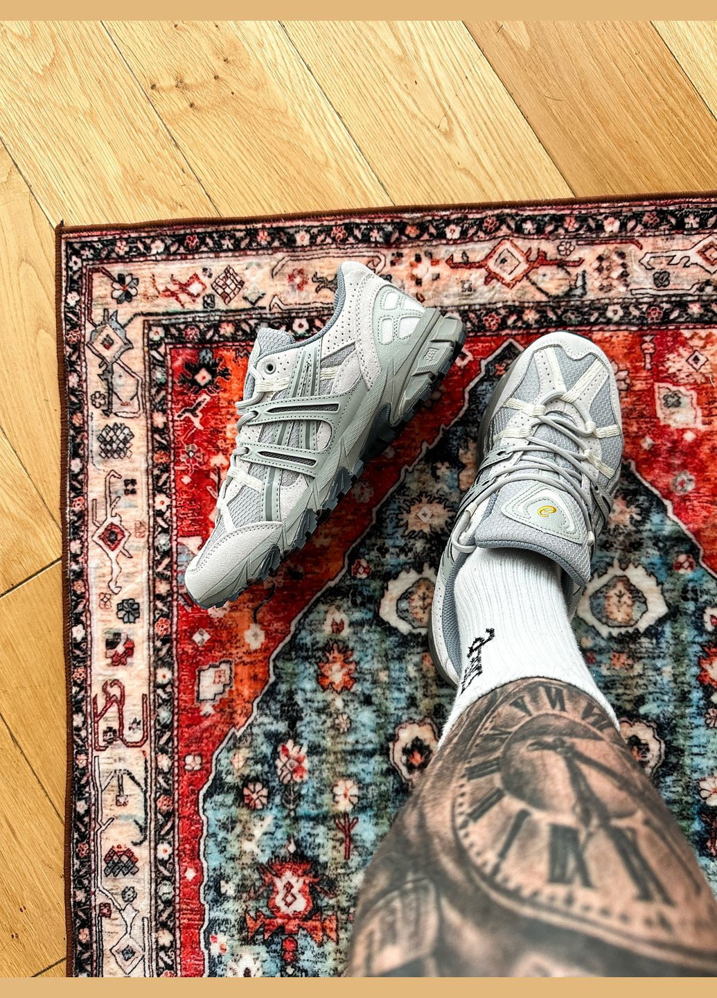 Сірі Осінні кросівки чоловічі і жіночі asics gel-sonoma 15-50 gray | асікс гель-сонома 15-50 сірі No Brand