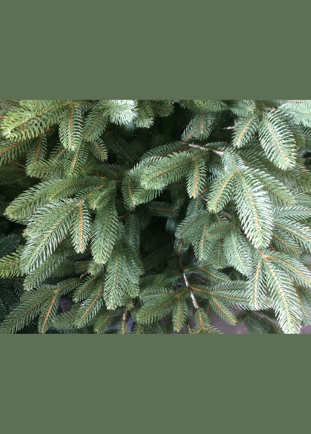 Штучна комбінована ялинка YalynkyWorld литі голки та плівка ПВХ Санта-Преміум 210 см Kvazar (312015712)