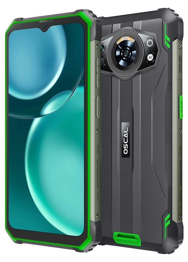 Смартфон S80 6/128GB Green Oscal (365756029)