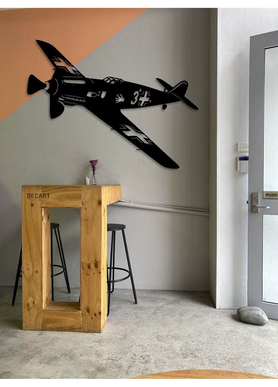 Декоративное панно на стену Самолет 4 130х97 см Decart (360612305)