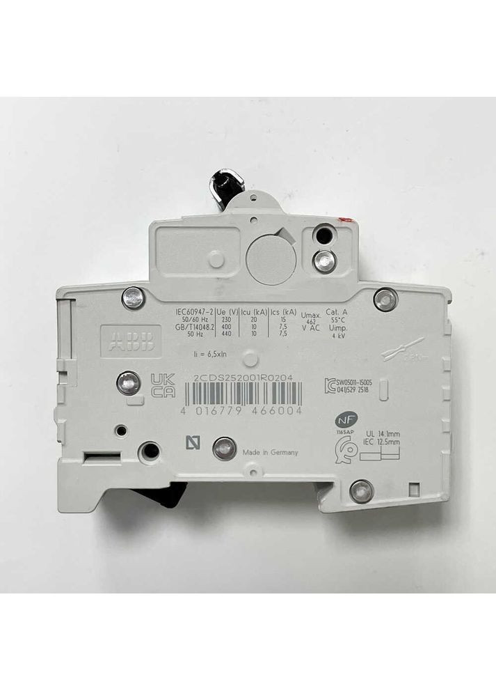 Автоматичний вимикач S202-C20 ( 2CDS252001R0204 ) ABB (365652184)