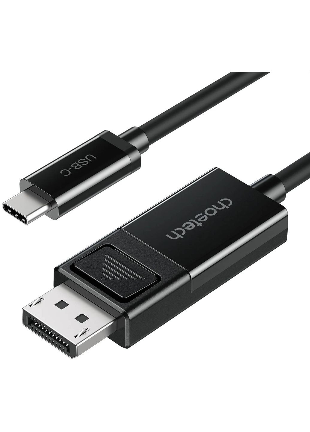 Кабель USB 3.1 Type-C M - DisplayPort M V1.4, Thunderbolt 3, 1.8m 4K@60Hz PVC, чорний CHOETECH (315142909)