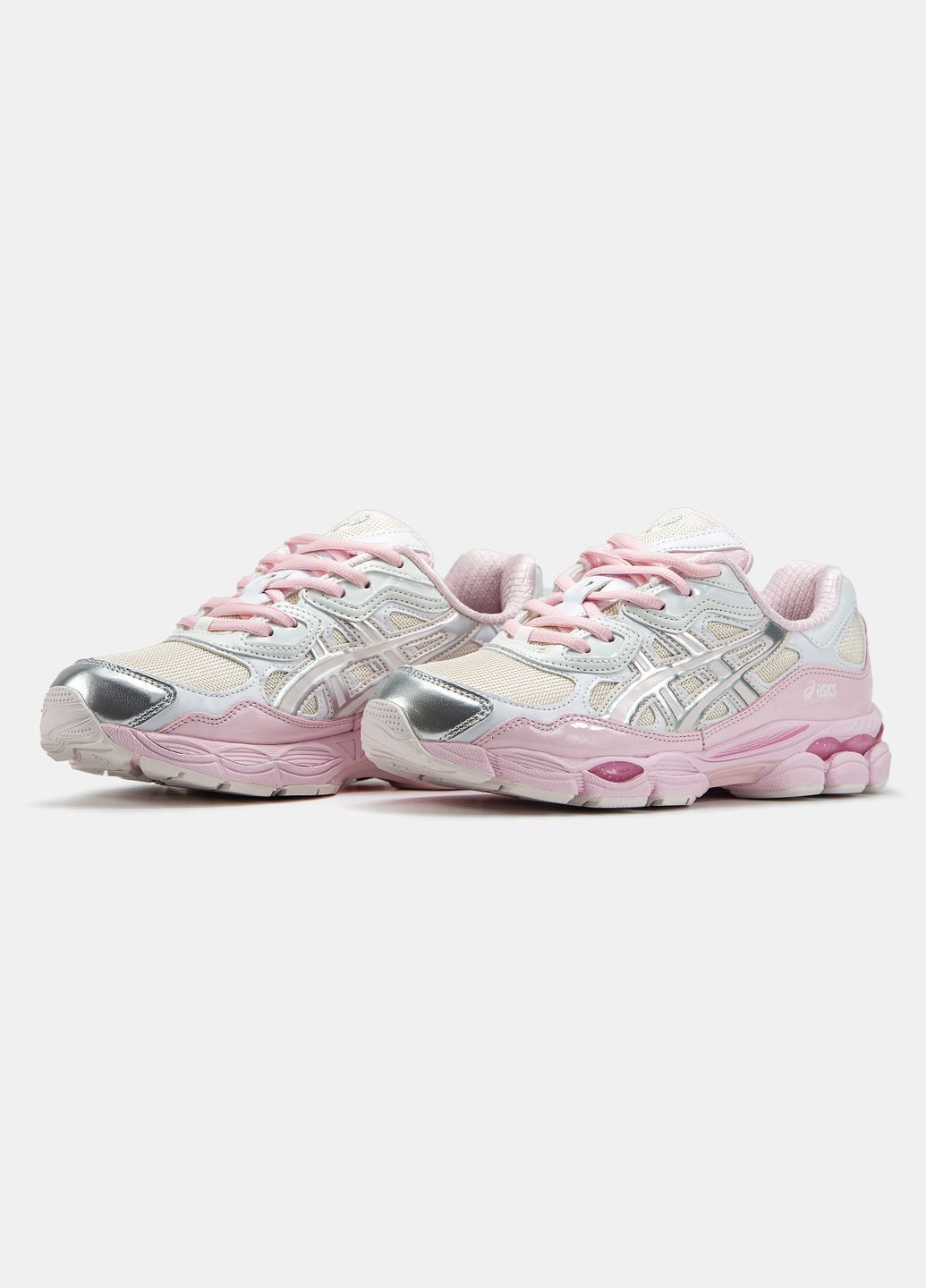 Кросівки жіночі Asics Gel-NYC pink beige | Асікс Гель-НЮК рожеві демісезони (316706188)