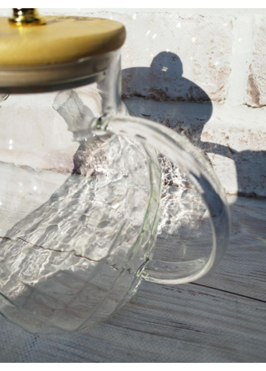 Чайник заварник 767-9-1 скляний 1.5 л Прозорий S&T (362347163)