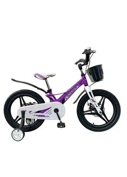 Велосипед двухколесный HUNTER Premium 18" магниевый фиолетовый (HPM18VL) Crosser (365545689)