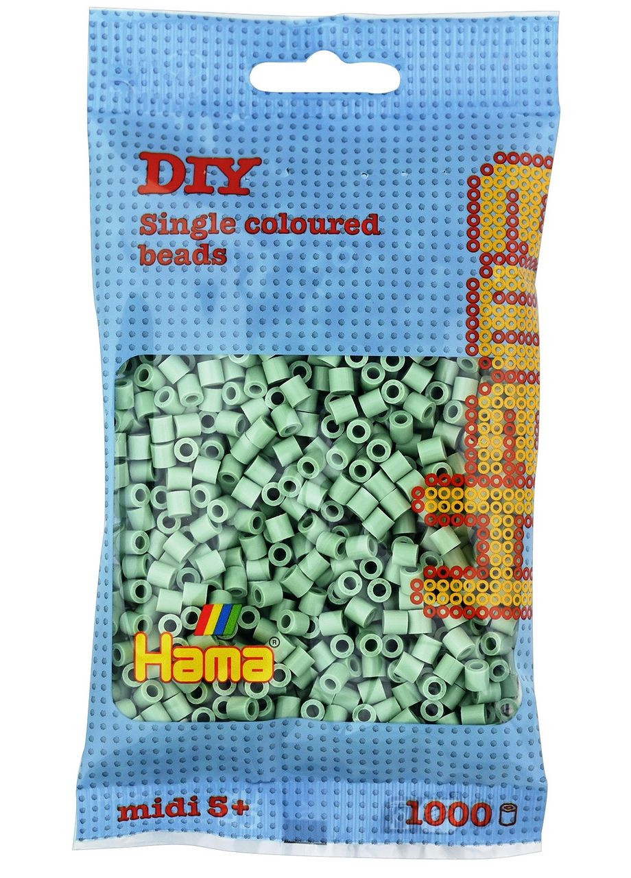 Термомозаика серо-зеленые бусины 1000шт 5мм (HM-207-101) Hama (315333885)