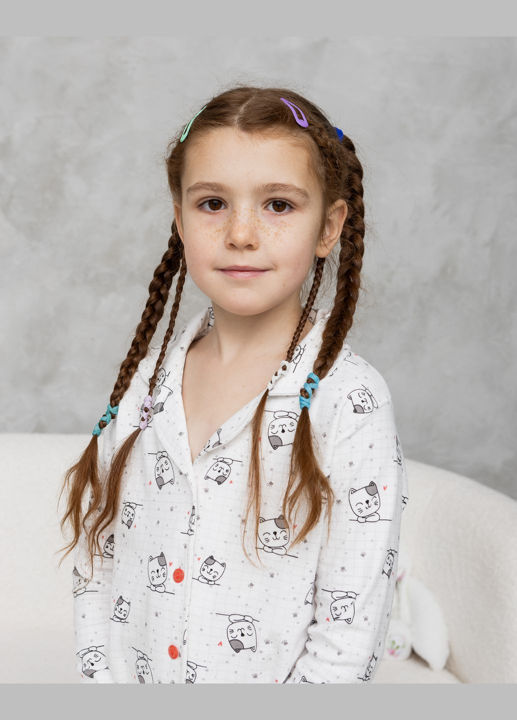 Белая пижама на девочку Nicoletta