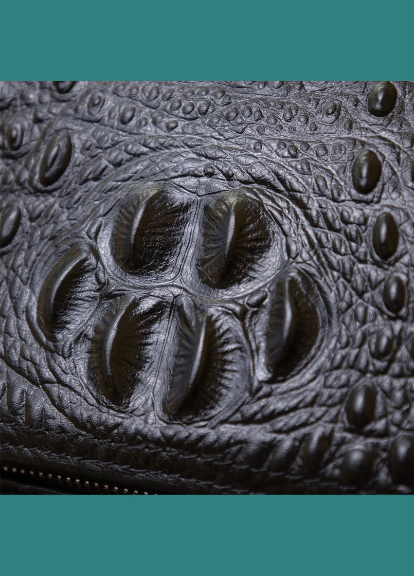 Рюкзак чоловічий шкіряний під рептилію 20431 Чорний Vintage (301871727)