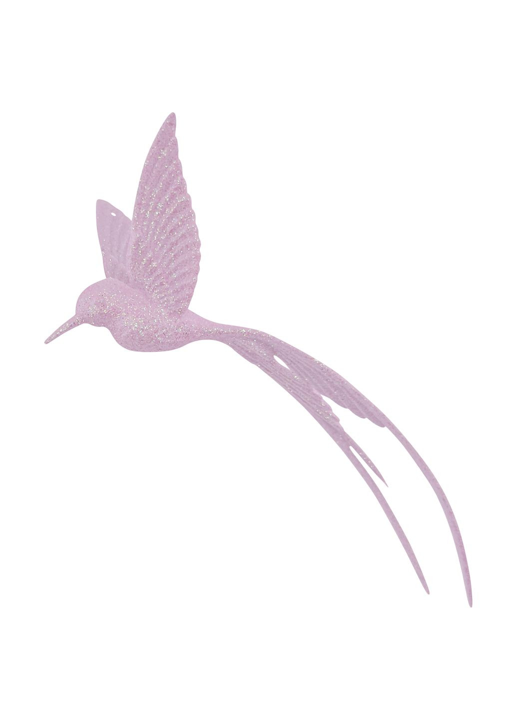 Елочная игрушка Колибри 6,5х5,5х15 см белый MIS LT (365627633)