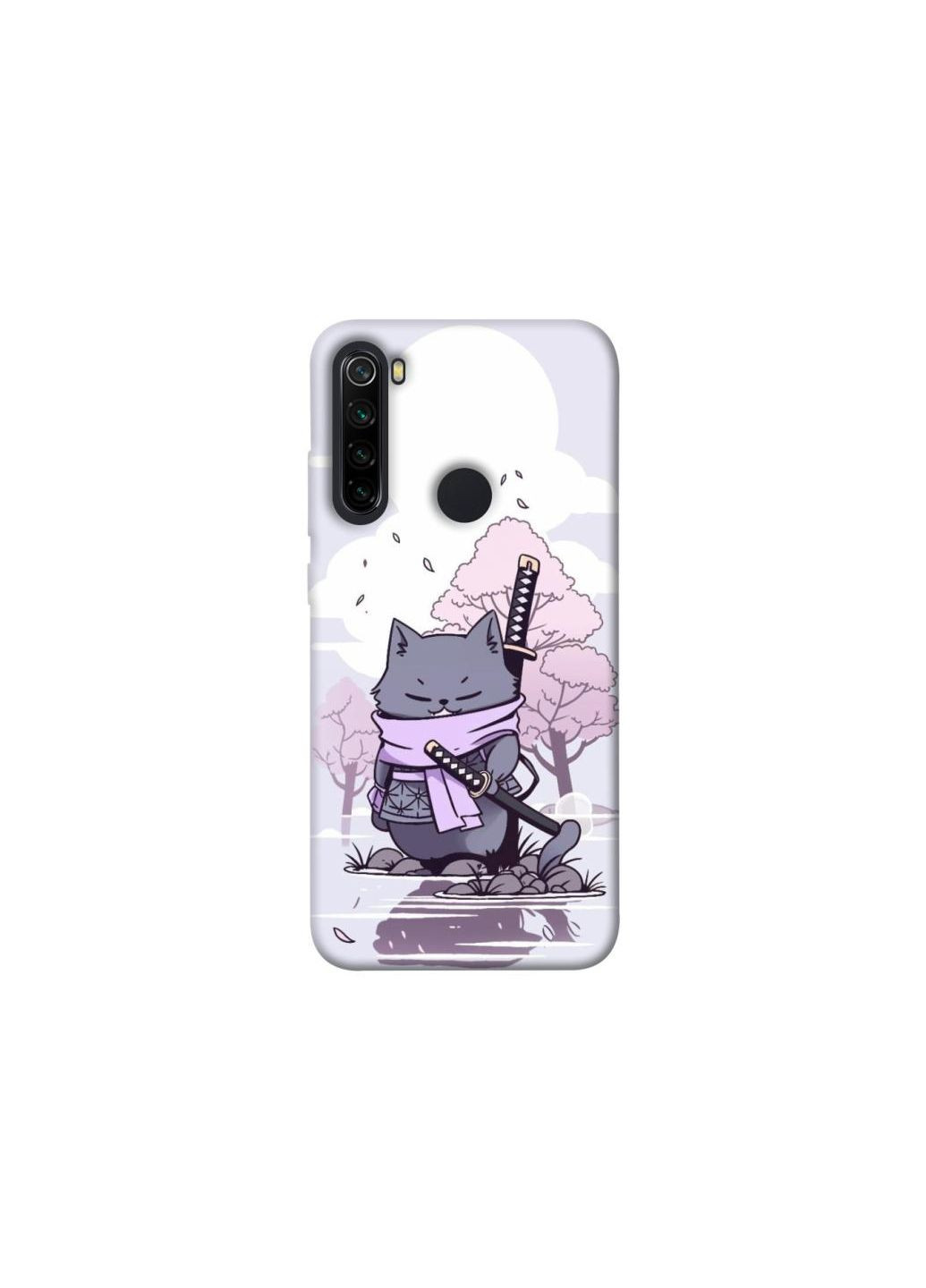 Чохол на Xiaomi Redmi Note 8 Samurai cat Frontalka (352223731)