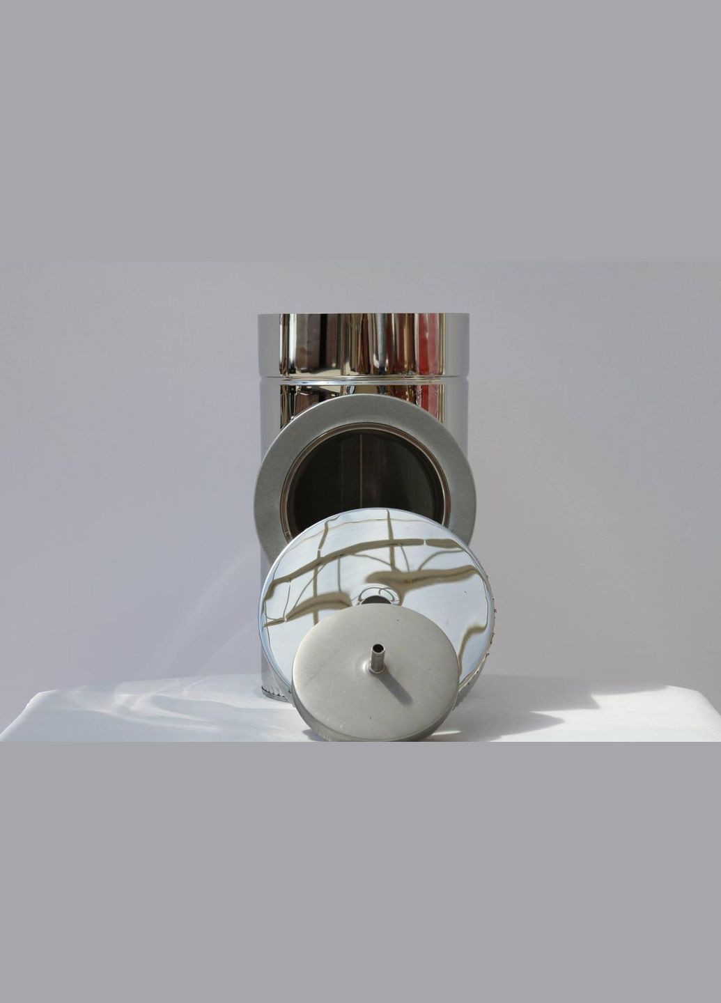 Тройник для дымохода утепленный 0,5мм ф140/200 нерж/нерж 87гр (сендвич) AISI 304 Комінвент (317295537)