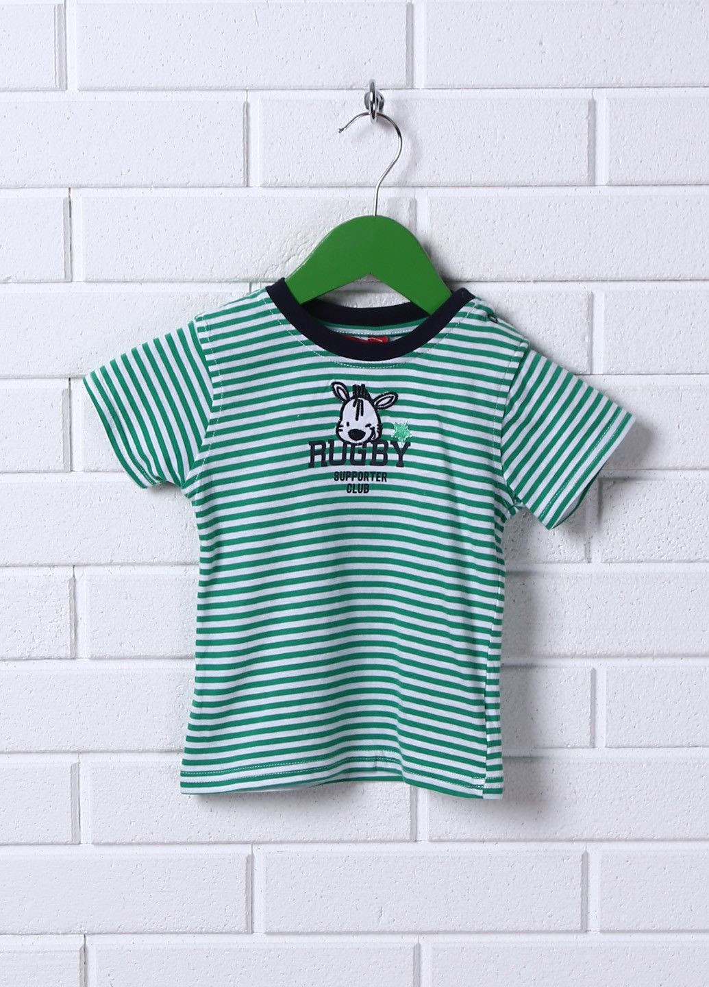 Зелена літня футболка червоний з коротким рукавом Sprider