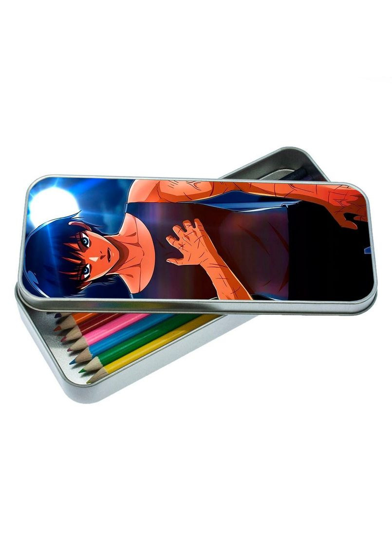 Органайзер для канцелярских принадлежностей металлический, кейс для мелочей Коллекция Джюнд Ито #010 7*18 см Silver No Brand (309157687)